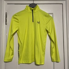 Under Armour Boys Quarter Zip Heatgear Youth Medium