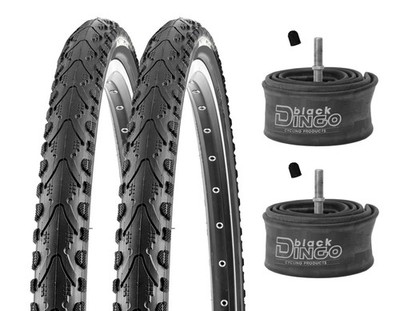 Set 26 Zoll Fahrradreifen 26'' Reflex 26x1.95 (50-559) Pannenschutz AV Schläuche
