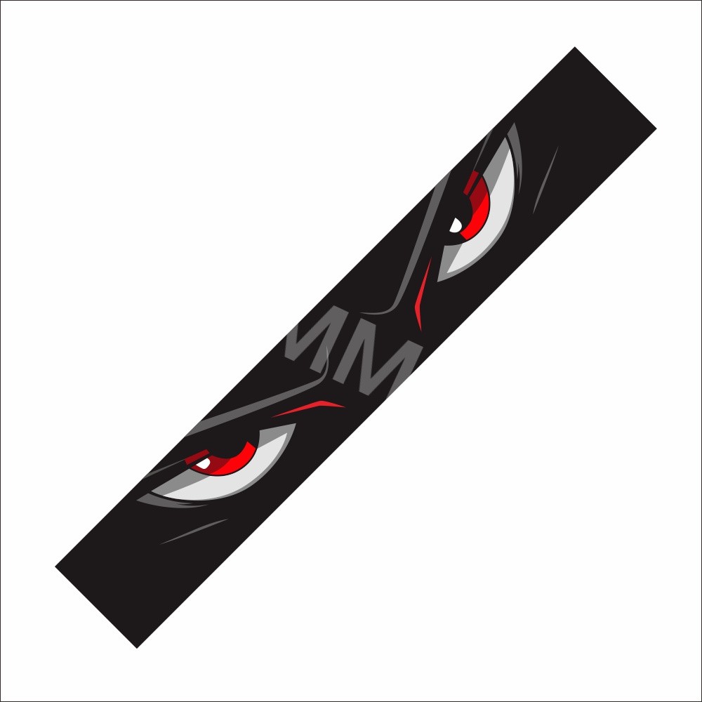 Vehicle Front Windshield Sticker Sunshade Decal Interesting Eyes Decoration
