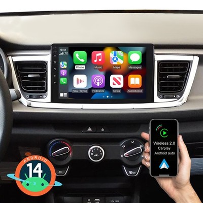 2+64G Android 14 Autoradio Apple CarPlay Navi GPS Für Kia Rio IV YB SC 2018-2023