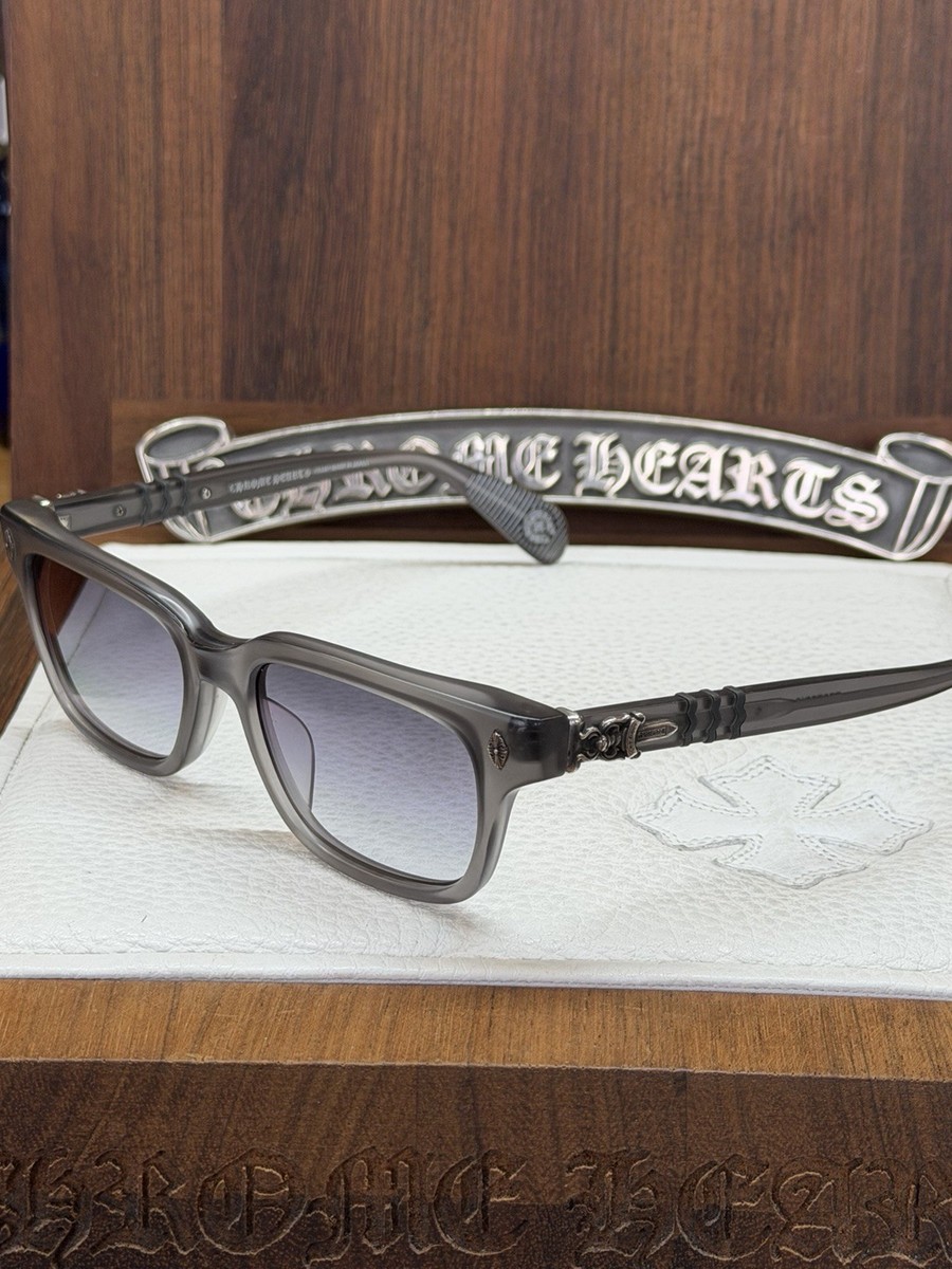 Chrome Hearts Testerical Sunglasses Matte Graphite/Silver | eBay