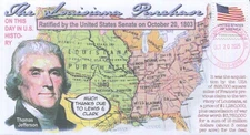 Computer Designed “Louisiana Purchase” Thomas Jefferson Event Cover