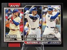 2026 Topps Series 1 - Turner/Hoerner/Freeman #151 - Black /75