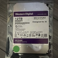 Western Digital WD Purple 12TB Internal Desktop HDD SATA 3.5in WD121PURZ