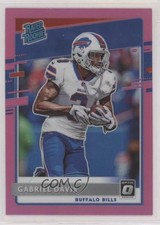 2020 Panini Donruss Optic Preview Pink Prizm Gabriel Davis Rookie RC