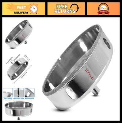 Luomorgo 4 Inch Diamond Hole Saw for Glass, Marble, Porcelain, Stone