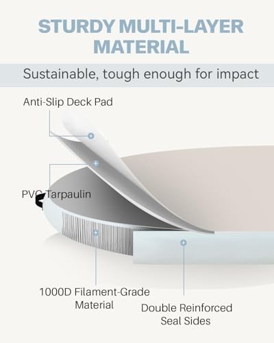 Gymnastics Air Roller Air Barrel Inflatable 5.4ft x 4.8ft x 6in Flesh Pink-Y