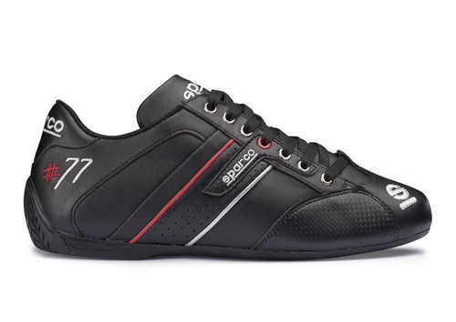 Sparco Racing Shoes Mens Sz 9.5 - Euro 43 - Black Carbon Leather - Used