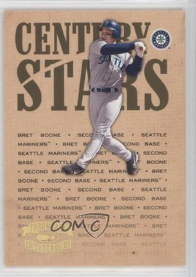 2005 Donruss Throwback Threads Stars Gold Century Proof 13/100 Bret Boone 5r6