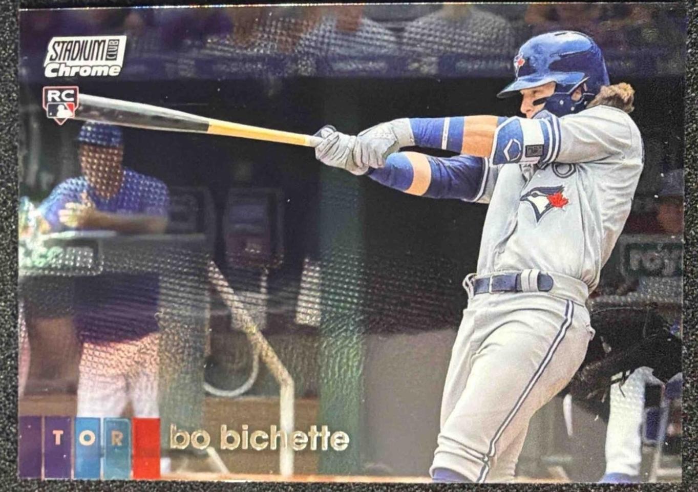2020 Topps Baseball Stadium Club Chrome Bo Bichette #112 RC Toronto Blue Jays