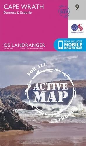 Cape Wrath, Durness & Scourie by Ordnance Survey (Sheet map, folded) - Image 4