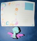 LPS Littlest Pet Shop Flying Bug/Insect Figure with Postcard/Background Card — photo 4