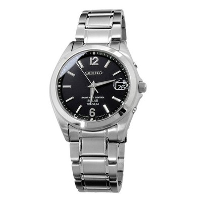 Seiko SBTM229 Titanium Black Solar Herrenuhr