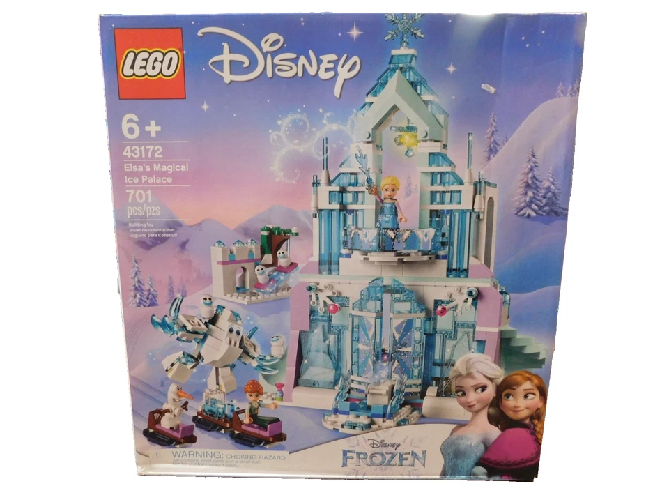 LEGO 43172 Disney Frozen Elsa's Magical Ice Palace - 701 Piezas Nuevo, Caja Dañada Foto 2 de 2