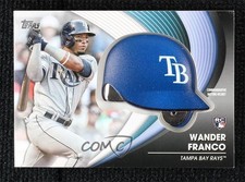 2022 Topps Series 2 Batting Helmet Commemorative Relics Wander Franco #BH-WF 0b3