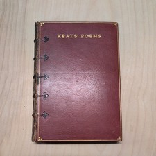 POEMS BY JOHN KEATS ~ 1901 Broken front cover Early Reprint George Bell & Sons 