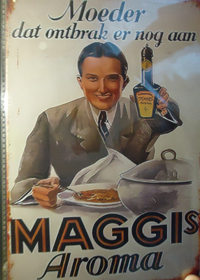 MAGGI SUPPEN   Retro Blechschild 30 x 20 cm Metallschild