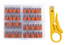 Genuine WAGO 221 Lever Connectors Custom DIY Mix Lighting Socket + Wire Stripper