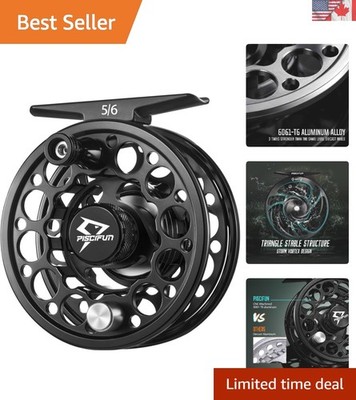 Ambidextrous Sword Fly Fishing Reel, CNC-Machined, 3/4 to 9/10 Weight Options