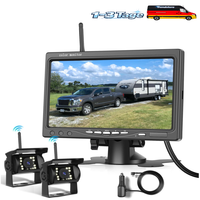 RüCkfahrkamera Set 7 Zoll Hd 1080P 2 Kamera IP6