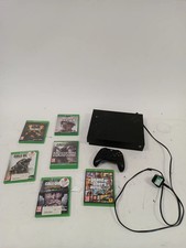 MICROSOFT Xbox One Black Console Bundle 6 Games Controller - PRE-OWNED