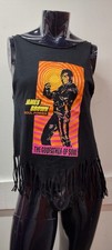 James Brown T-shirt Fringe See Through Muscle Tank Raver 1990s Original VINTAGE