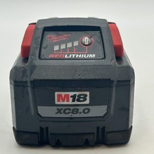 Used Milwaukee M18 Redlithium High Output XC8.0 Battery 48-11-1880 Red