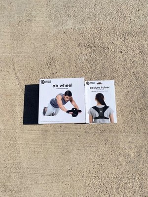 AB Wheel Series 8 Fitness Exercise + PLUS Posture Trainer