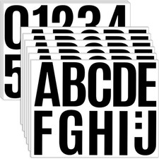 24 Sheets Letter Stickers Bulletin Board Letters Large 4 Inch Vinyl Alphabet Sti