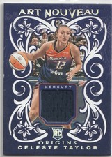 2024 Panini Origins WNBA CELESTE TAYLOR Art Nouveau Patch PHOENIX MERCURY #AN-CT