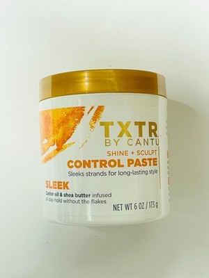 TXTR von Cantu Shine + Sculpt Control Paste Sleek 6 oz /173 g.