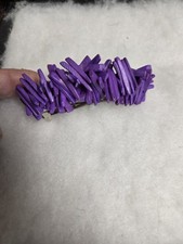 Vtg nos silver tone purple enamel wood bits Hair Barrette Philippines