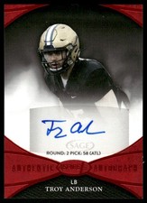 2022 SAGE Aspire Troy Andersen RC Auto Montana State Bobcats #ASP-TA