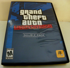 Grand Theft Auto Double Pack Liberty City Stories CIB Playstation 2 PS2 W/ MAP