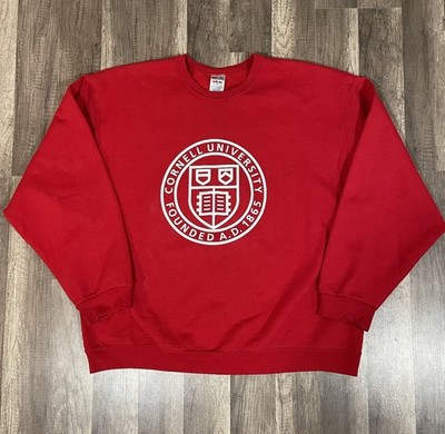 Vintage Jerzees Label Cornell University Big Red 2XL Crewneck Sweatshirt