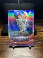 2022 Bowman Chrome Wilman Diaz Shades of Greatness Refractor #SG-25 Dodgers