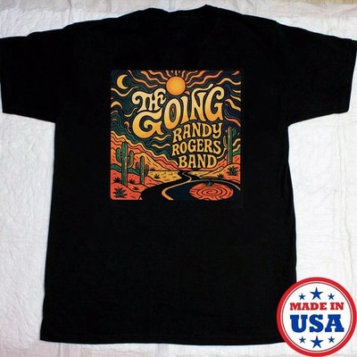 The Going Randy Rogers Band Black cOLOR Cotton T-Shirt S-2345XL BT2345