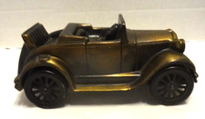 Vtg Banthrico 1929 Ford Model A Car Coin Still Bank Copper Metal Citizen Bank