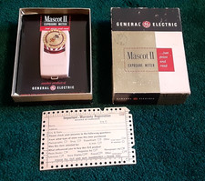 General Electric Mascot II Exposure Meter, PR-35, with box and warranty card