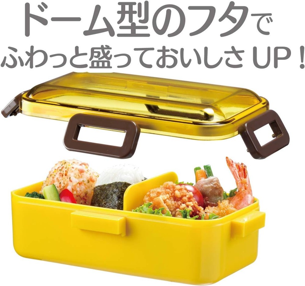 Snoopy Skater Bento Box with Fluffy Dome Lid 530ml Peanuts Life Style