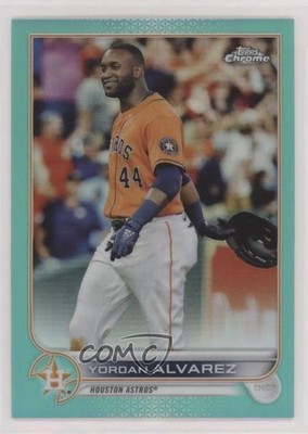2022 Topps Chrome Aqua Refractor 175/199 Yordan Alvarez #180 0wb0