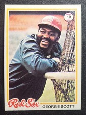 1978 Topps Baseball - George Scott - Boston Red Sox #125 EX-NM