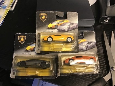 Lot 3 Rastar Gray Yellow Orange Lamborghini Gallardo LP560-4 Reventon BP pulls