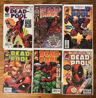 Deadpool 1997 First Series Run #1 - #10 Incl. Annual and Issue #1 Signed Kelly