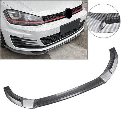 For Volkswagen Golf /R-Line 14-20 Front Bumper Splitter Spoiler Lip Black