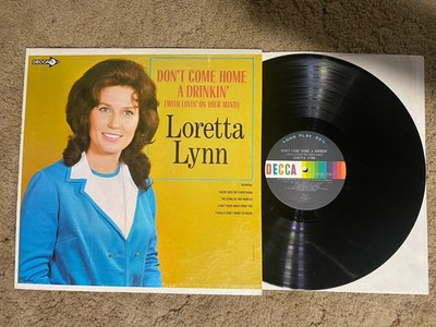 LORETTA LYNN,  DON'T COME HOME A DRINKIN   LP  1967 Decca T-91166 VG+/VG+ USA
