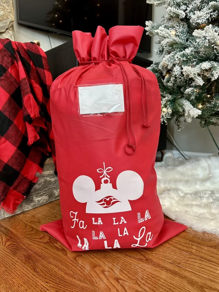 Disney Cruise Line Camarote Decoración Navidad Almohada, Manta y Bolsa Set de Regalo! Foto 4 de 4