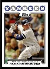 2008 Topps - Alex Rodriguez #256 New York Yankees