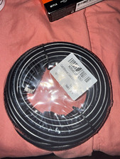 Cat6 RJ-45 Ethernet Patch Cable 25 ft Black UTP Round Cable, RJ45 to RJ45