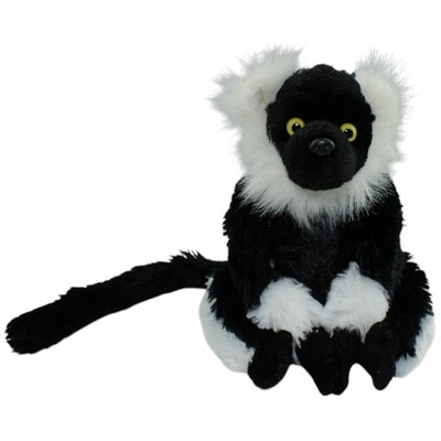 Wild Republic Vari, schwarz-weiß Kuscheltier 20cm Gebraucht Affe